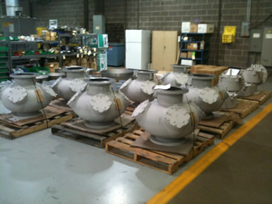 Valves and devices for refinery tanks